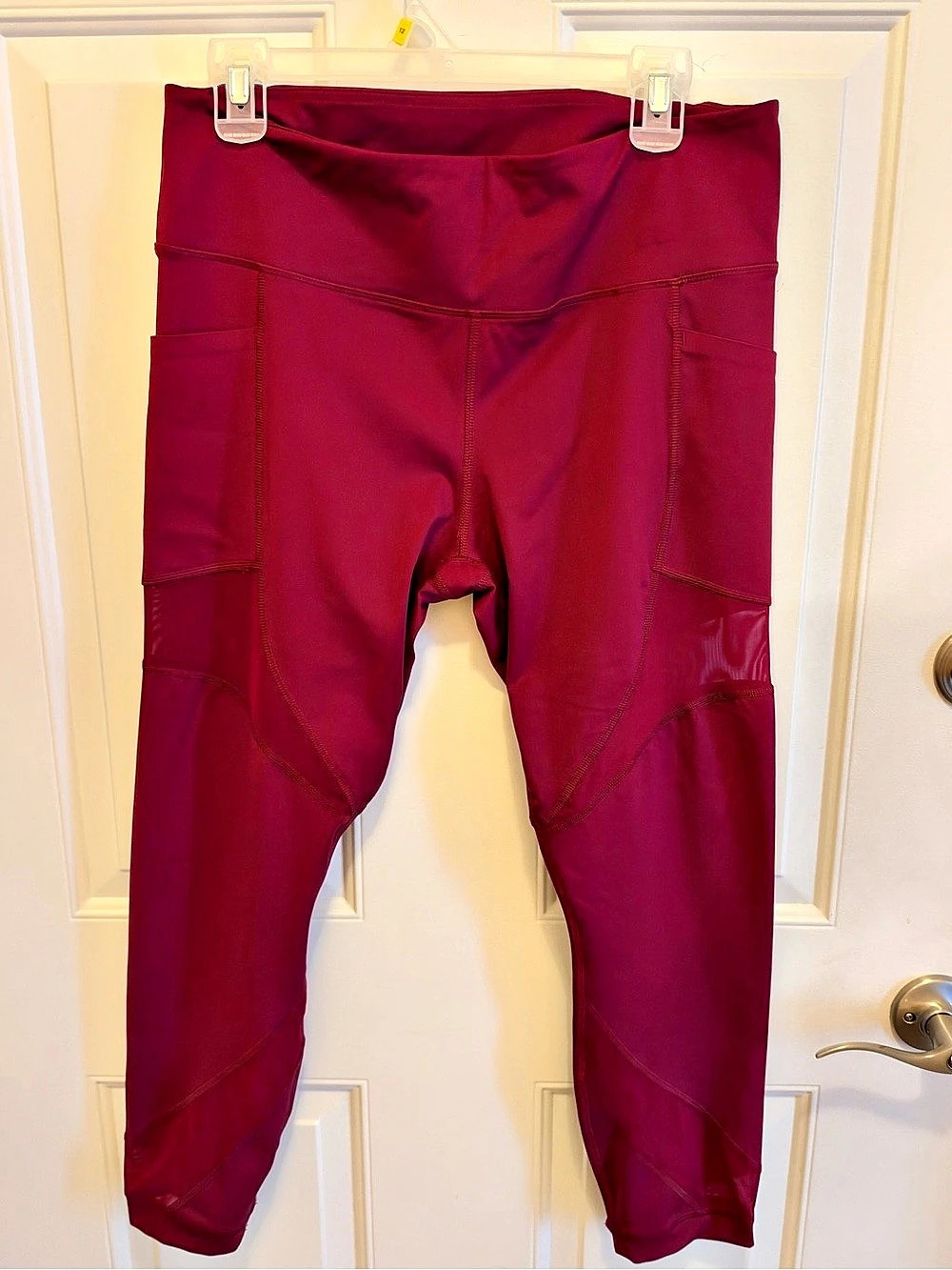 Member's Mark Mesh Detail Hi Rise Compression Ankle Legging w/ Pockets XXL